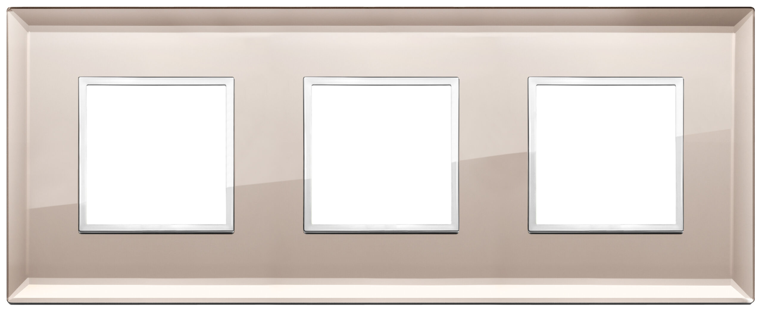 VIW21644.75 Placca 6M (2+2+2)int71 specchio bronzato