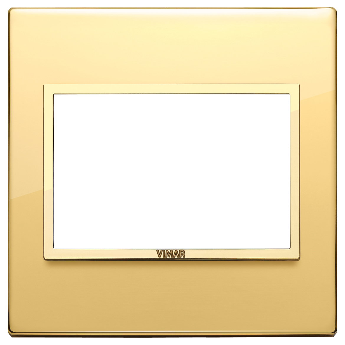 VIW21648.G09 Placca 3M BS oro totale lucido