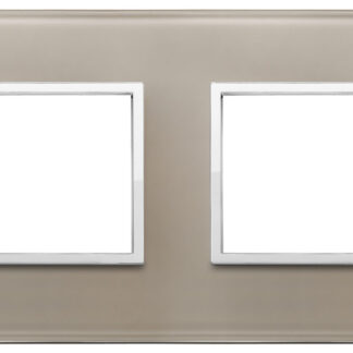 VIW21669.74 Placca 8M (2+2+2+2) int71 opale bruno