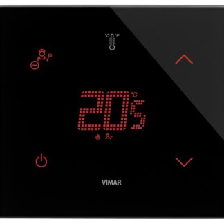 VIW21814.H.76 Termostato KNX HOTEL 2M nero diamante