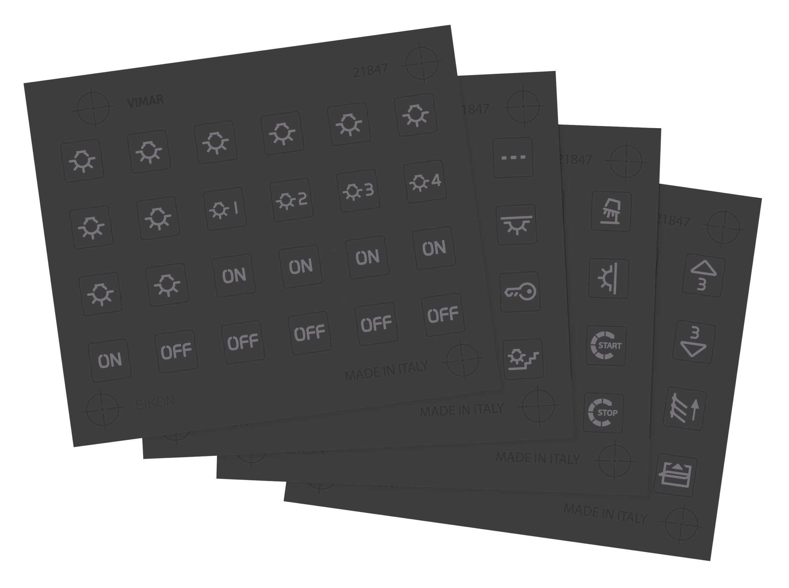 VIW21847 Foglio etichette simboli