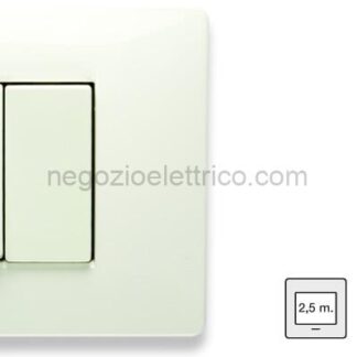 MST21BS102.5 MixBS Placca 2,5 P. St.ING. BIANCO ASPEN