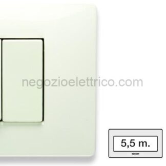 MST21BS105.5 MixBS Placca 5,5 P. St.ING. BIANCO ASPEN