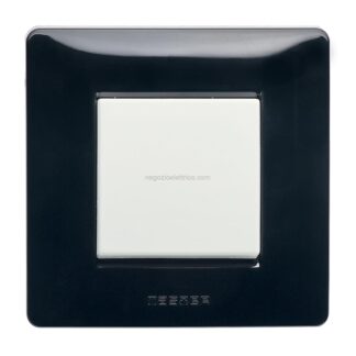 MST21MP202 MIX Placca 2 Posti STRETTA NERO PANTHER