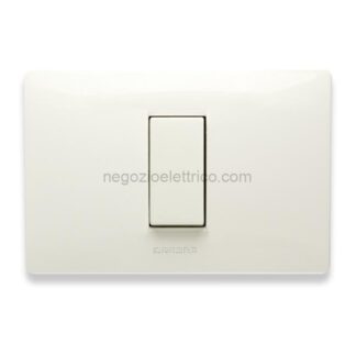 MST21MX103-1C MIX Placca 1 P. Centrale BIANCO ASPEN