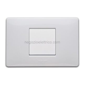 MST21MX103-C MIX Placca 2 P. Centrali BIANCO ASPEN