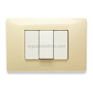 MST21MX123 MIX Placca 3 Posti BIANCO PARIGI