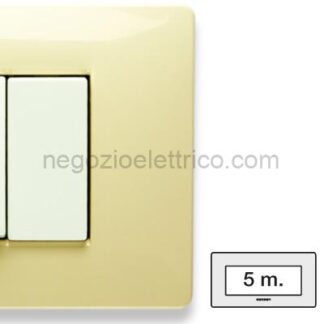 MST21MX125 MIX Placca 5 Posti BIANCO PARIGI