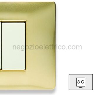 MST21MX243-C MIX Placca 2 P. Centrali ORO KARAT