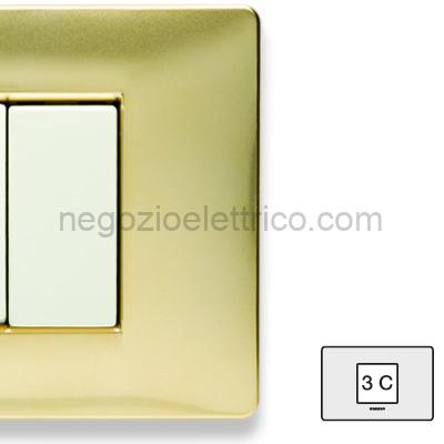 MST21MX243-C MIX Placca 2 P. Centrali ORO KARAT