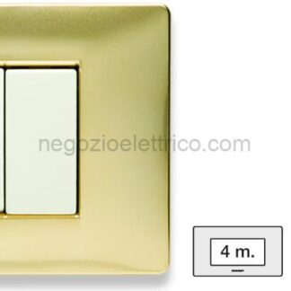 MST21MX244 MIX Placca 4 Posti ORO KARAT