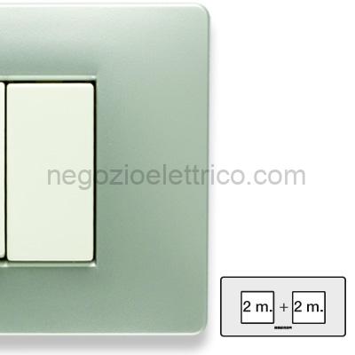 MST21MX252-2 MIX Placca 2+2 Posti GREY MOON