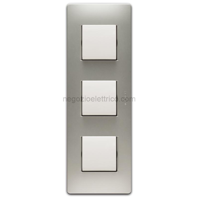 MST21MX252-3 MIX Placca 2+2+2 Posti GREY MOON