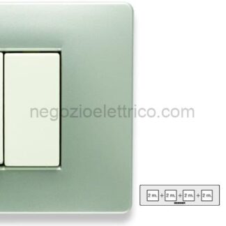 MST21MX252-4 MIX Placca 2+2+2+2 Posti GREY MOON