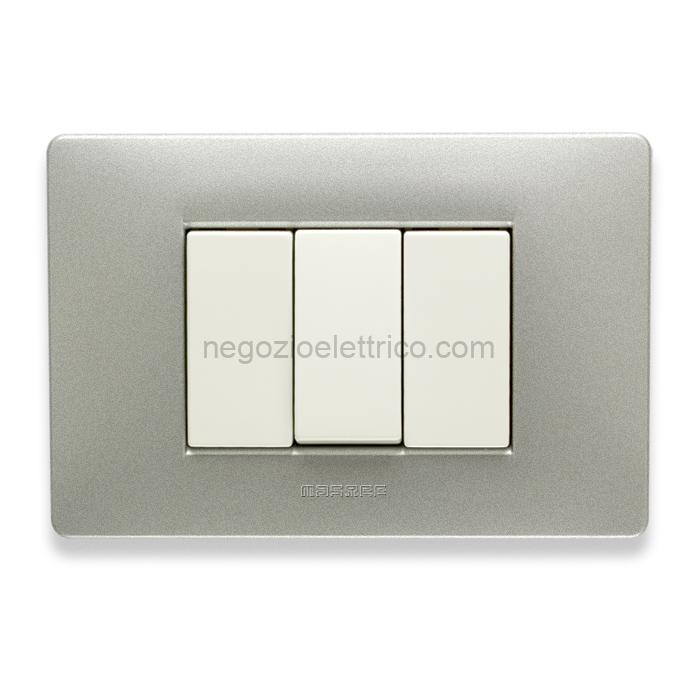MST21MX263 MIX Placca 3 Posti ALUMINIUM