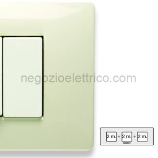 MST21MX282-3 MIX Placca 2+2+2 Posti BIANCO SAFARI