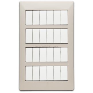 MST21MX2824 MIX Placca 24 Posti BIANCO SAFARI