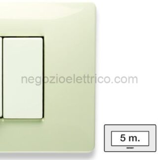 MST21MX285 MIX Placca 5 Posti BIANCO SAFARI