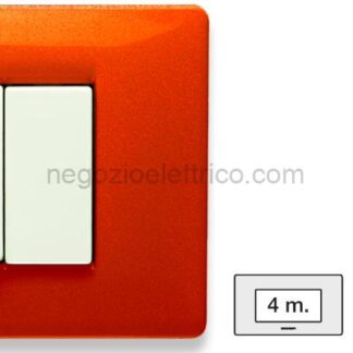 MST21MX334 MIX Placca 4 Posti ARANCIO TIBET