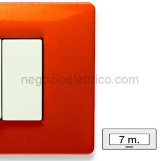 MST21MX337 MIX Placca 7 Posti ARANCIO TIBET