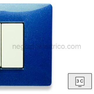 MST21MX353-C MIX Placca 2 P. Centrali BLU VEGA