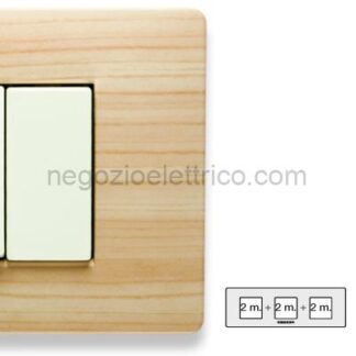 MST21MX442-3 MIX Placca 2+2+2 Posti ESSENZA CRICKET
