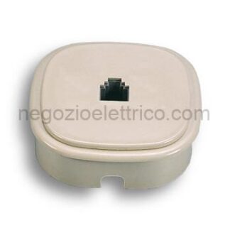 FME22240 Presa 1 plug 6/4c. da incasso