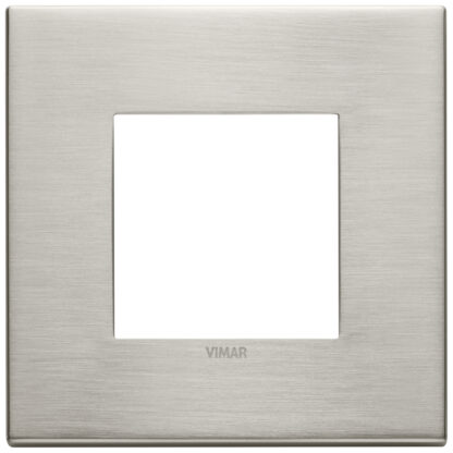 VIW22642.11 Placca 2M nichel spazzolato