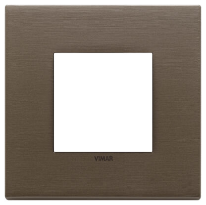 VIW22642.12 Placca 2M bronzo scuro spazzolato