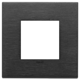 VIW22642.13 Placca 2M nero spazzolato