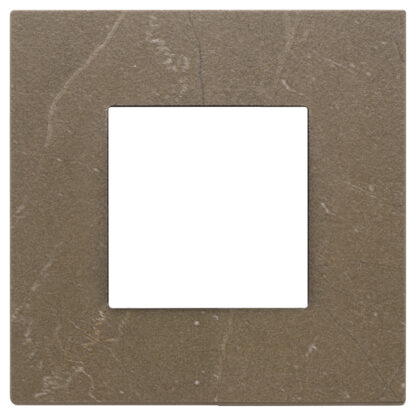 VIW22642.52 Placca 2M coffee brown