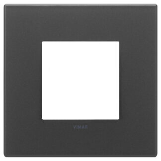 VIW22642.73 Placca 2M nero satinato