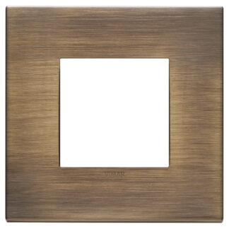 VIW22642.87 Placca 2M bronzo antico spazzolato