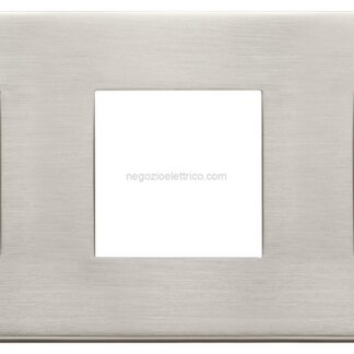 VIW22644.11 Placca 6M (2+2+2) int71 nichel spazz.