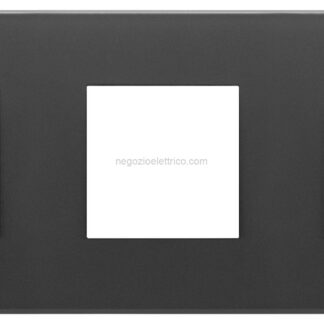VIW22644.73 Placca 6M (2+2+2) int71 nero satinato