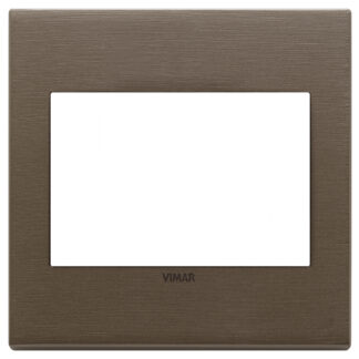 VIW22648.12 Placca 3M BS bronzo scuro spazzolato