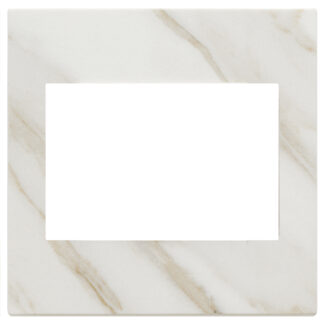 VIW22648.51 Placca 3M BS bianco Calacatta