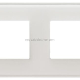 VIW22669.71 Placca 8M (2+2+2+2)int71 bianco latte