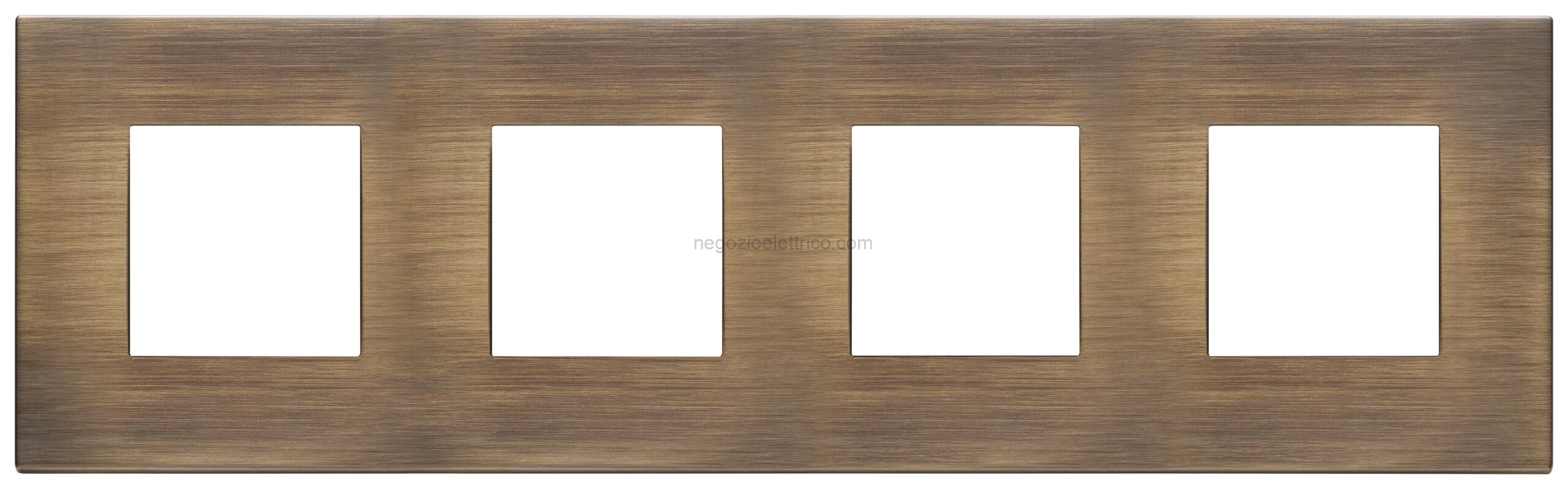 VIW22669.87 Placca 8M (2+2+2+2)int71 bronzo antico