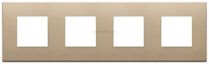VIW22669.88 Placca 8M (2+2+2+2)int71 oro satinato