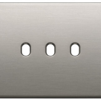 VIW22673.3.11 Placca 3Mx3 Vintage nichel spazzolato