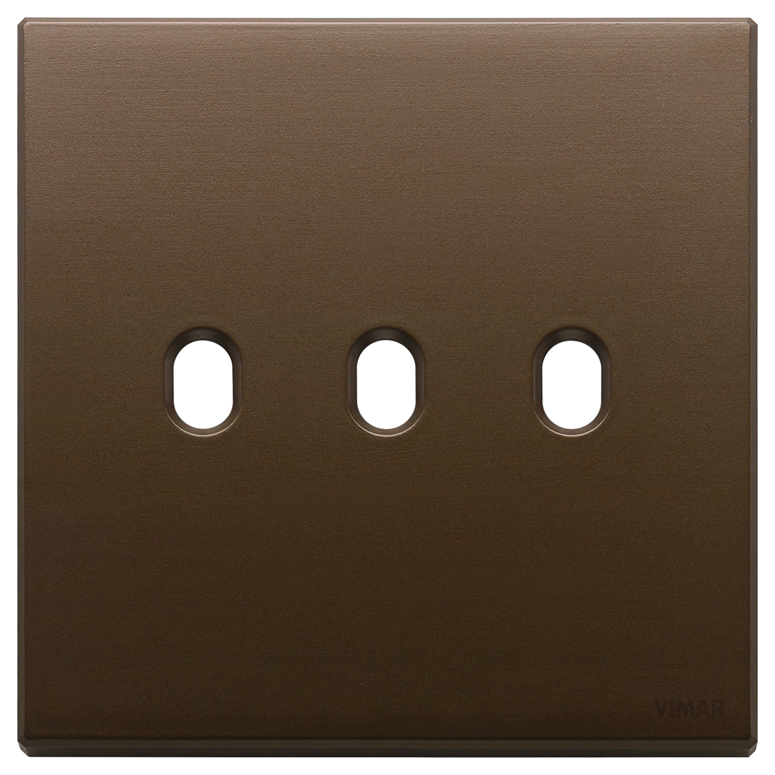 VIW22675.3.12 Placca 3Mx3 BS Vintage bronzo scuro sp.