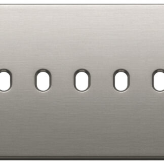 VIW22679.5.11 Placca 5Mx5 BS Vintage nichel spazzolato