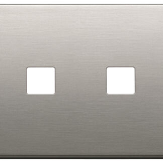 VIW22683.2.11 Placca 3Mx2 Flat nichel spazzolato