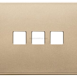 VIW22683.3.88 Placca 3Mx3 Flat oro satinato