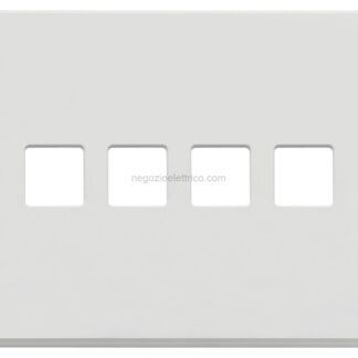 VIW22684.4.01 Placca 4Mx4 Flat bianco matt