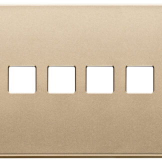 VIW22684.4.88 Placca 4Mx4 Flat oro satinato