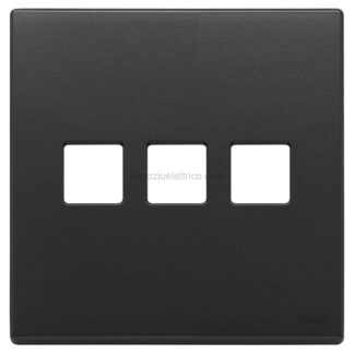 VIW22685.3.03 Placca 3Mx3 BS Flat grigio antracite