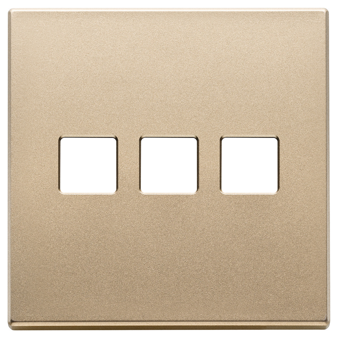 VIW22685.3.88 Placca 3Mx3 BS Flat oro satinato