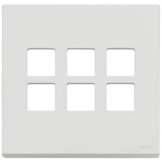 VIW22695.01 Placca 3Mx6 Flat BS bianco matt